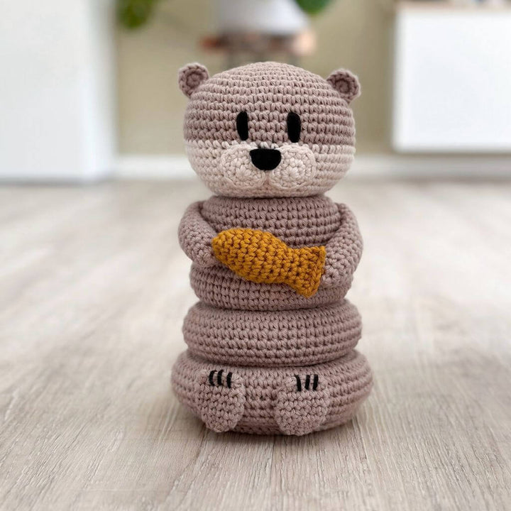 AO Design Pattern Stapelturm Otter Häkelanleitung - AO Design (PDF) Lieblingsgarn