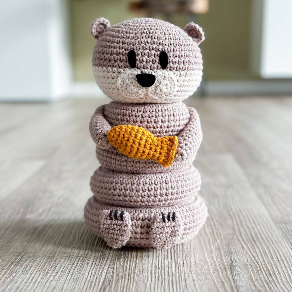 AO Design Pattern Stapelturm Otter Häkelanleitung - AO Design (PDF) Lieblingsgarn
