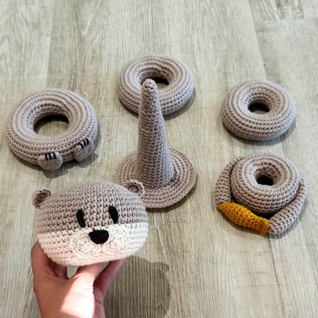 AO Design Pattern Stapelturm Otter Häkelanleitung - AO Design (PDF) Lieblingsgarn