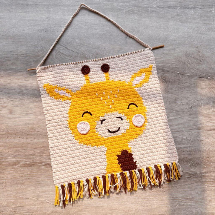 AO Design Pattern Wandbehang Giraffe Häkelanleitung - AO Design (PDF) Lieblingsgarn