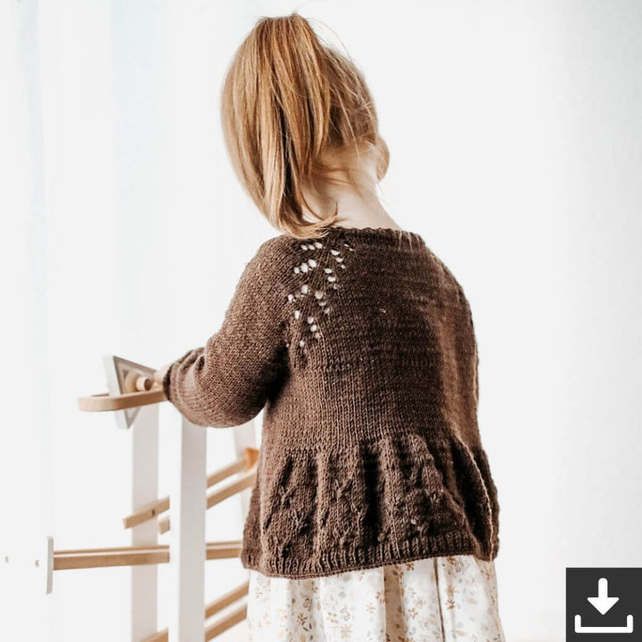 Appelbanne Design Pullover Edla Volang Kofte Strickanleitung - Appelbanne Design (PDF) Lieblingsgarn