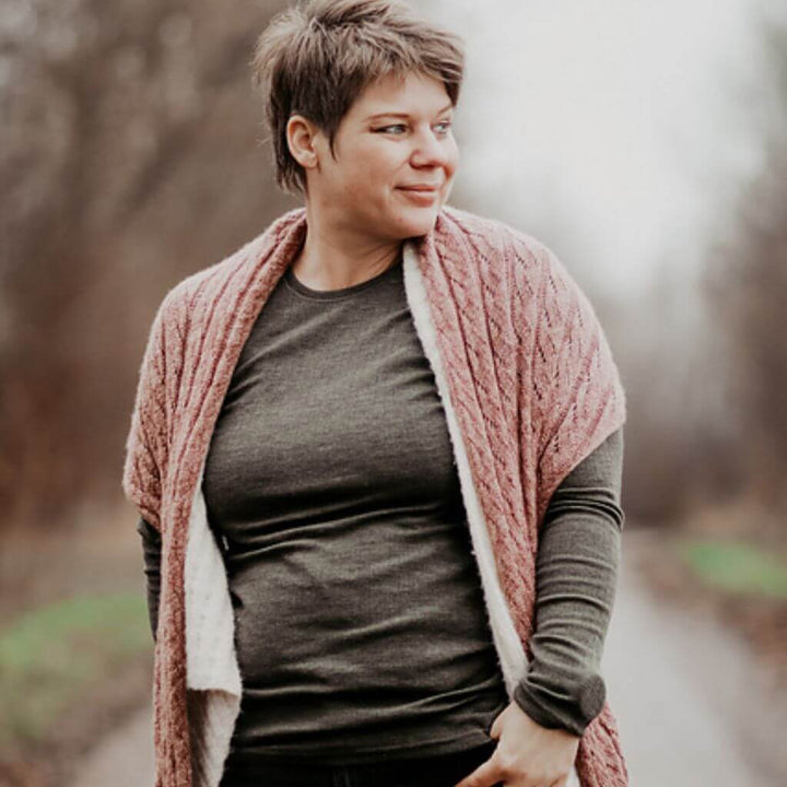 Appelbanne Design Pattern Tuch Hida Shawl Strickanleitung - AppelbanneDesign (PDF) Lieblingsgarn
