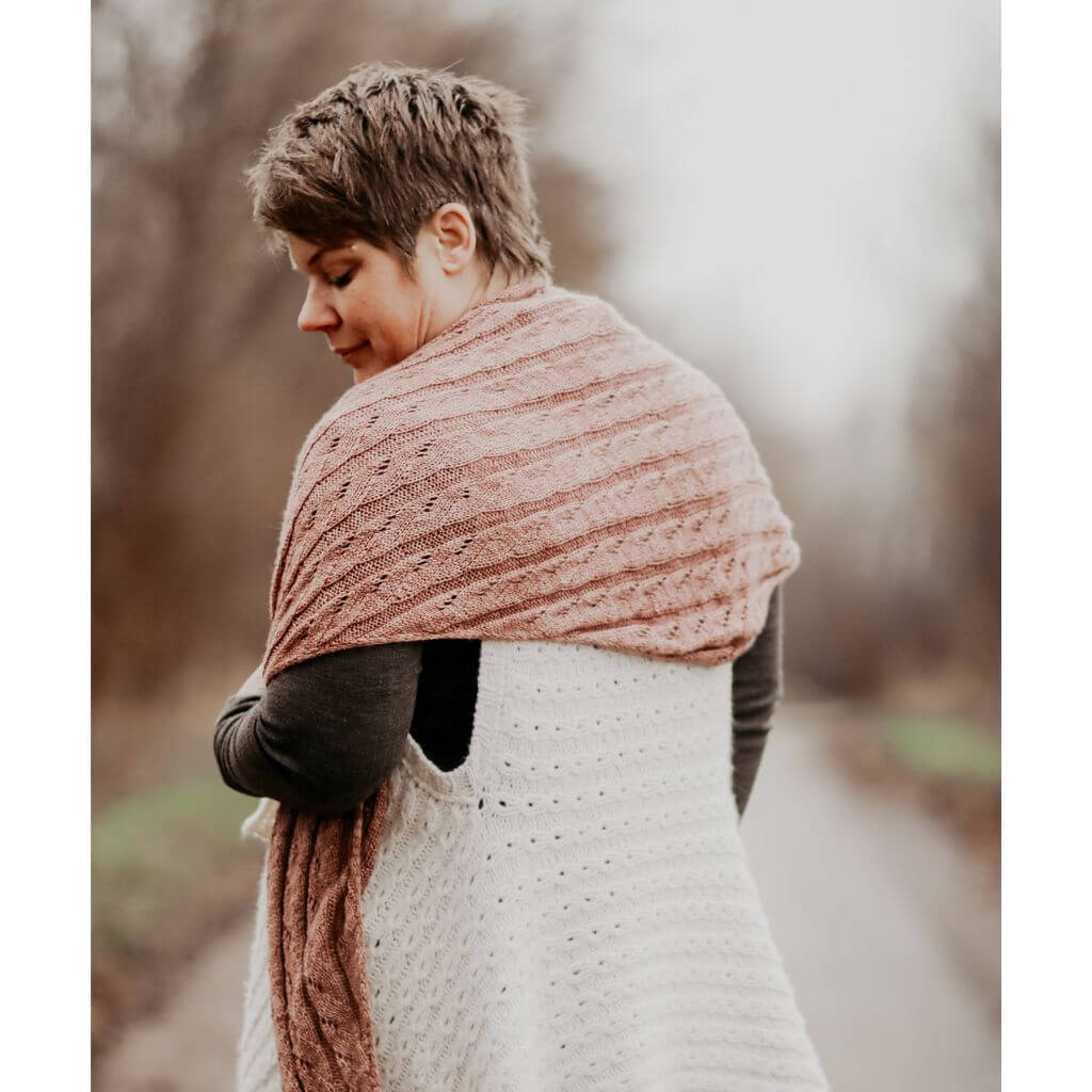 Appelbanne Design Pattern Tuch Hida Shawl Strickanleitung - AppelbanneDesign (PDF) Lieblingsgarn