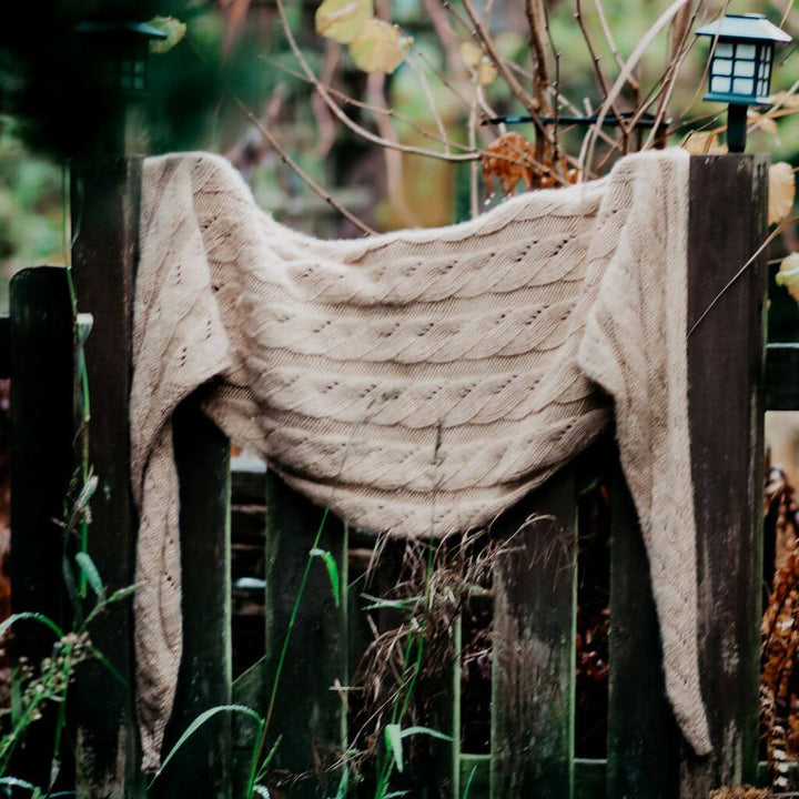 Appelbanne Design Pattern Tuch Hida Shawl Strickanleitung - AppelbanneDesign (PDF) Lieblingsgarn