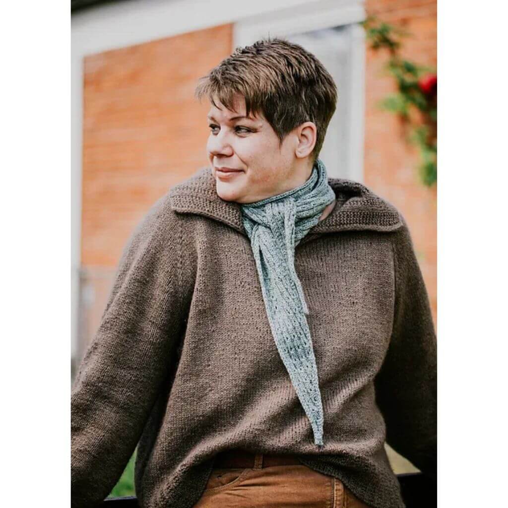 Koffieboon Schal Strickanleitung - Appelbanne Design (PDF)
