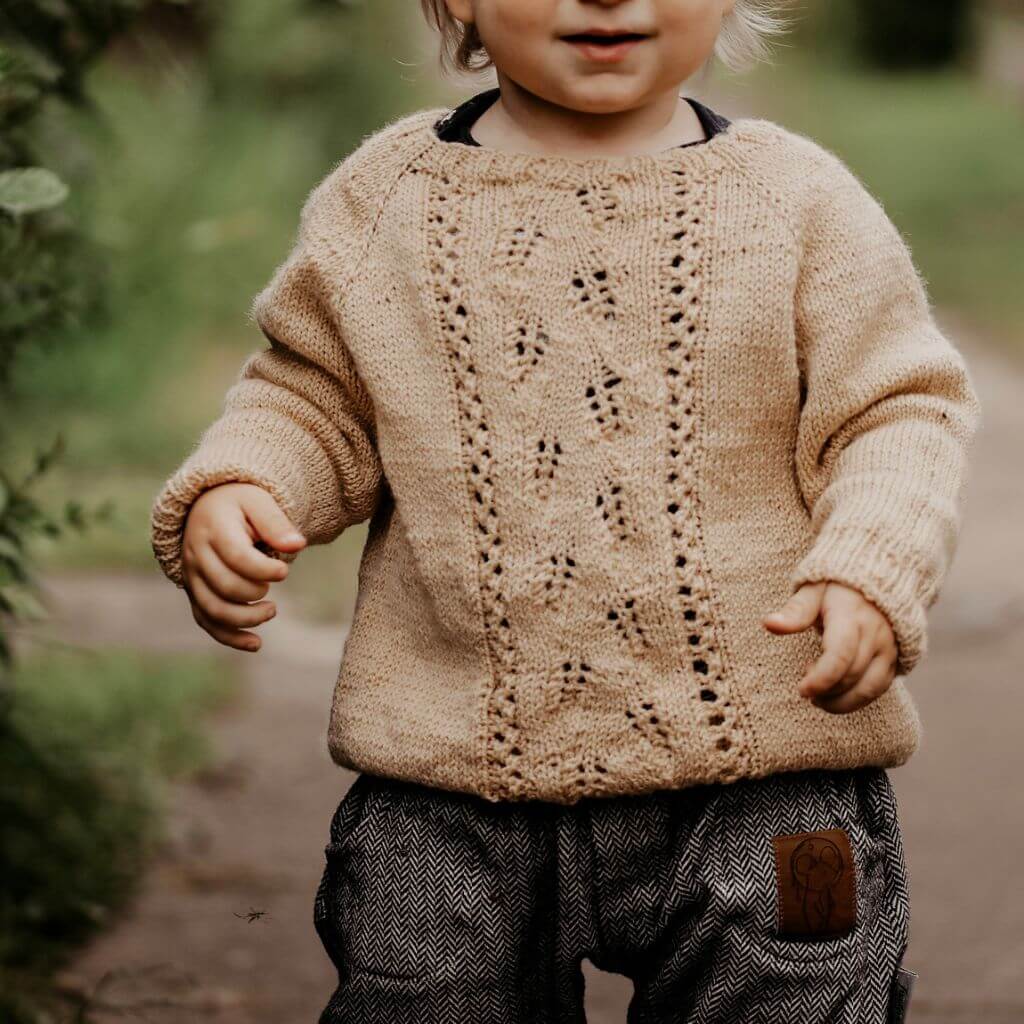 Kinderpullover Korngenser Strickanleitung - Appelbanne Design (PDF)