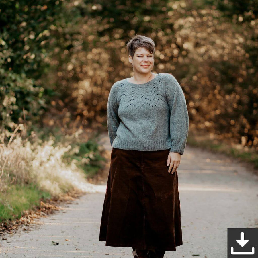 Appelbanne Design Pullover Mandala Shirt Strickanleitung - Appelbanne Design (PDF) Lieblingsgarn