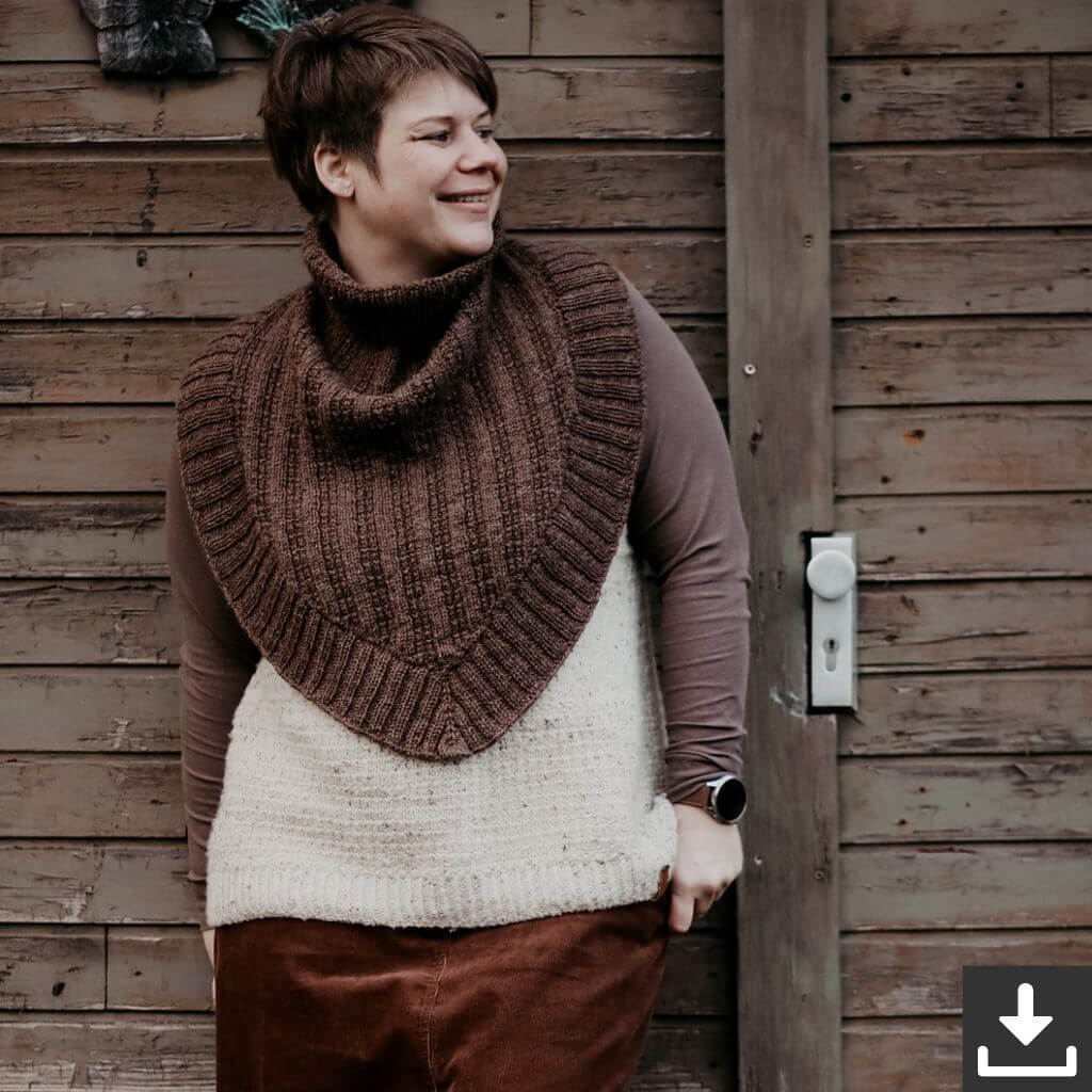 Appelbanne Design Ris Cowl Loop Strickanleitung - Appelbanne Design (PDF) Lieblingsgarn