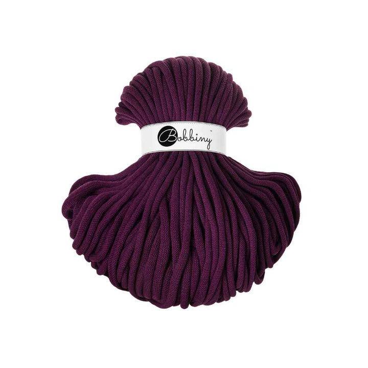 Bobbiny Aubergine Bobbiny 9mm Jumbo Kordel Lieblingsgarn