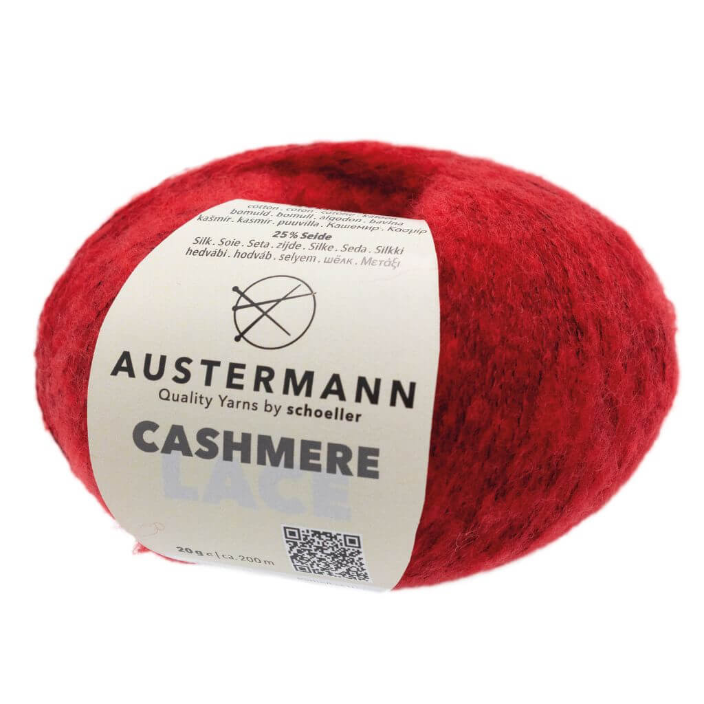 Austermann 5 - Rot Austermann Cashmere Lace Lieblingsgarn