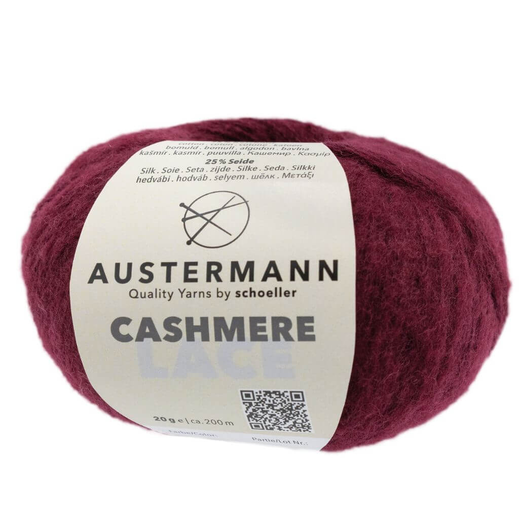 Austermann 6 - Bordeaux Austermann Cashmere Lace Lieblingsgarn