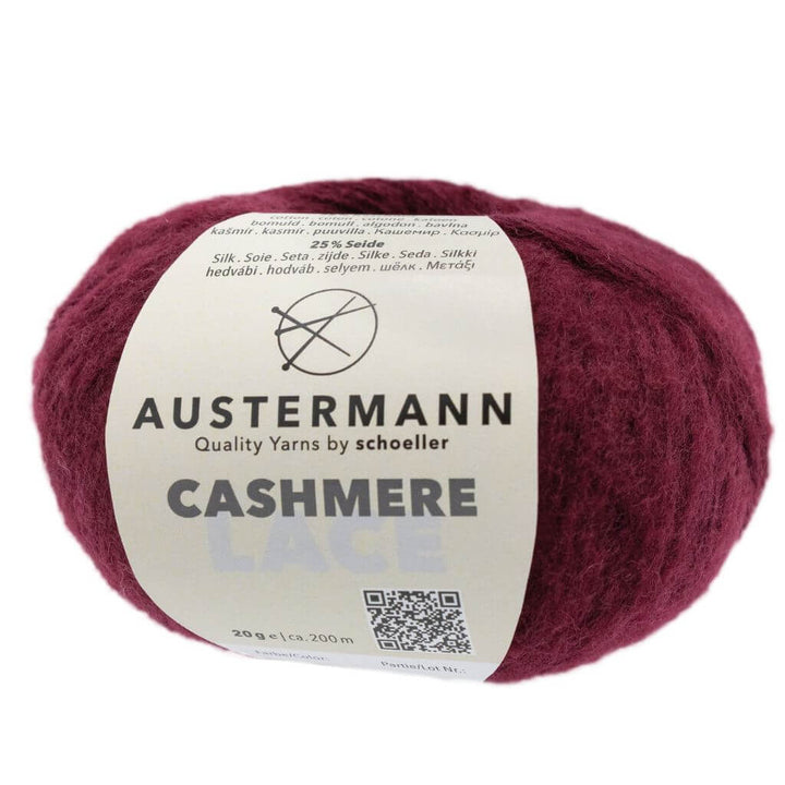 Austermann 6 - Bordeaux Austermann Cashmere Lace Lieblingsgarn