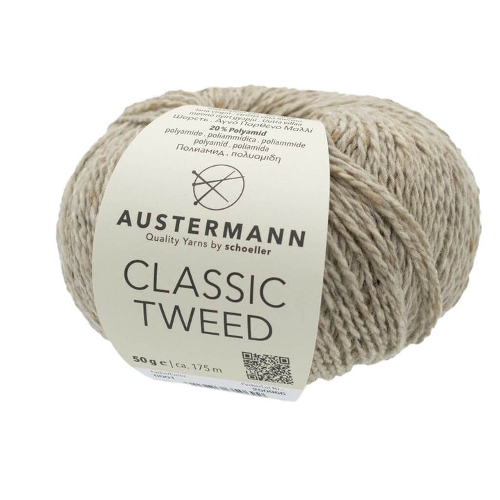 Austermann 1 - Natur Austermann Classic Tweed Lieblingsgarn