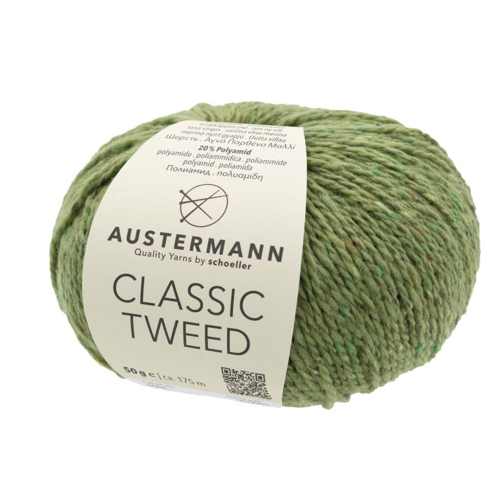 Austermann 8 - Irisches Grün Austermann Classic Tweed Lieblingsgarn
