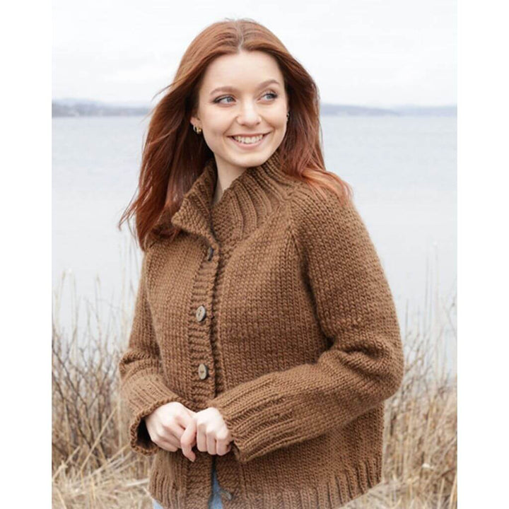 Drops Damen Jacke Autumn Amber Cardigan Strickanleitung - Drops (PDF) Lieblingsgarn