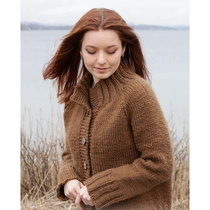 Drops Damen Jacke Autumn Amber Cardigan Strickanleitung - Drops (PDF) Lieblingsgarn