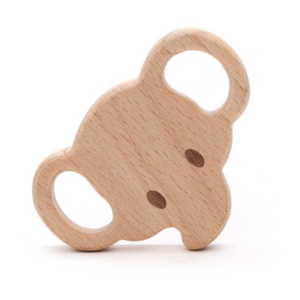 Durable Durable Baby Beißring Elefant aus Holz Lieblingsgarn