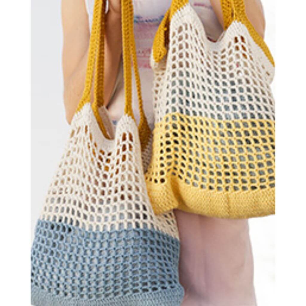 Drops Design Pattern Tasche Back to the Beach Häkelset - Drops (PDF) Lieblingsgarn