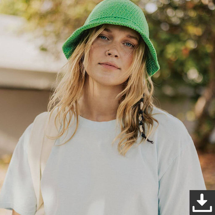Sandnes Garn Hut Bailey's Bucket Hat Häkelanleitung - Sandnes Garn (PDF) Lieblingsgarn