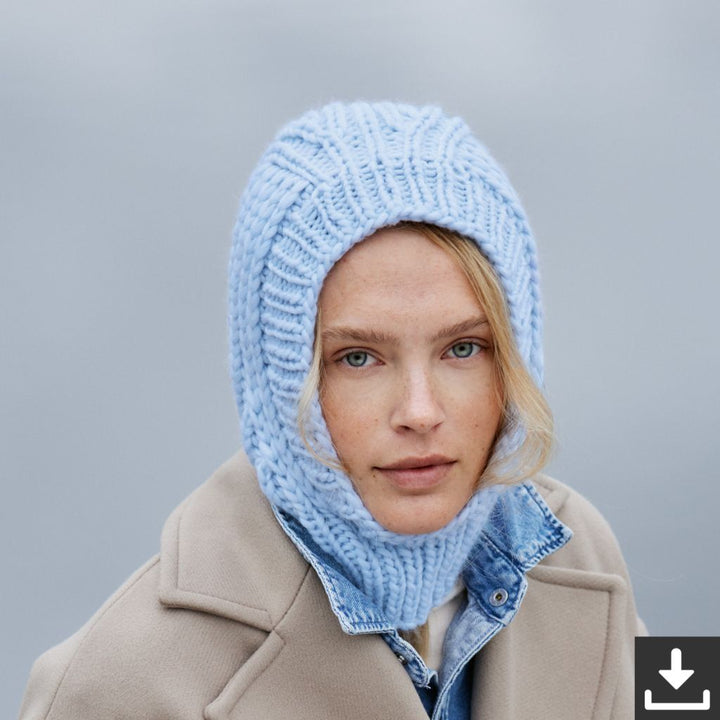 Lana Grossa Pattern Balaclava Strickset - Lana Grossa (PDF) Lieblingsgarn