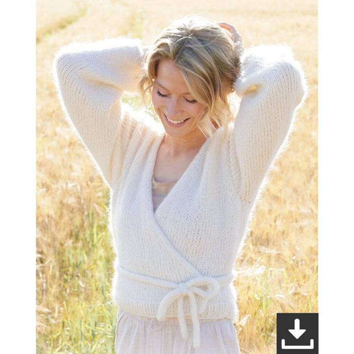 Drops Design Pattern Wickeljacke Ballerina´s Dream Strickset - Drops (PDF) Lieblingsgarn