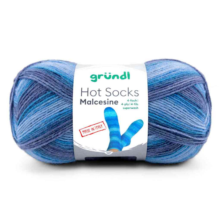 Gründl 04 -ocean multicolor Gründl Hot Socks Malcesine Sockenwolle Lieblingsgarn