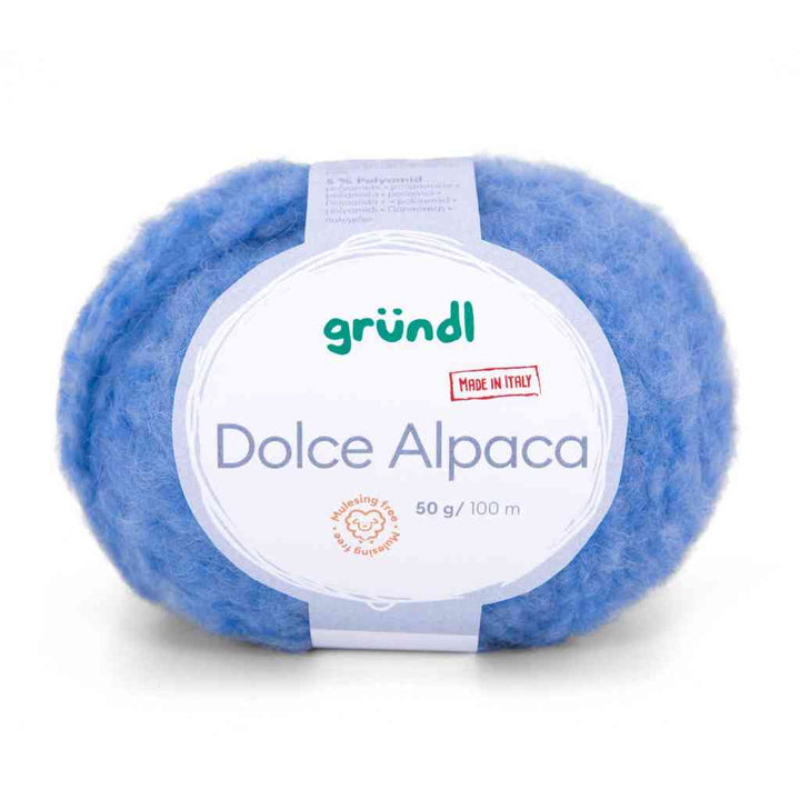 Gründl Dolce Alpaca, Farbe 10  himmelblau – Alpaka, Merino und Synthetik bei Lieblingsgarn