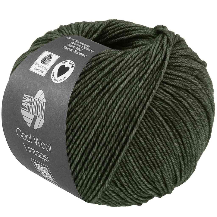 Lana Grossa 7393 - Waldgrün Lana Grossa Cool Wool Vintage Lieblingsgarn