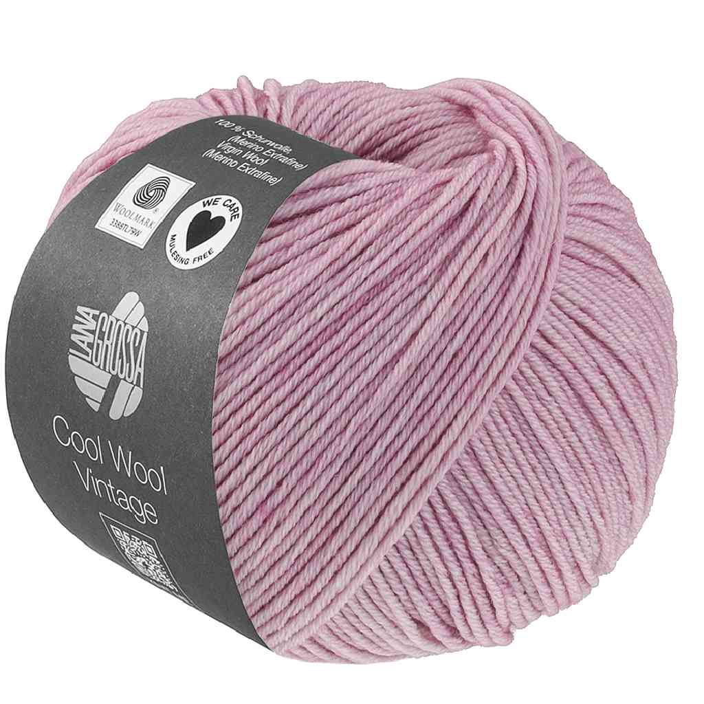 Lana Grossa 7397 - Fliederrosa Lana Grossa Cool Wool Vintage Lieblingsgarn