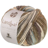 106 - Oliv-Creme gemustert
