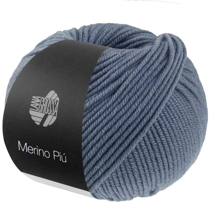 Lana Grossa 10 - Graublau Lana Grossa Merino Piú Lieblingsgarn
