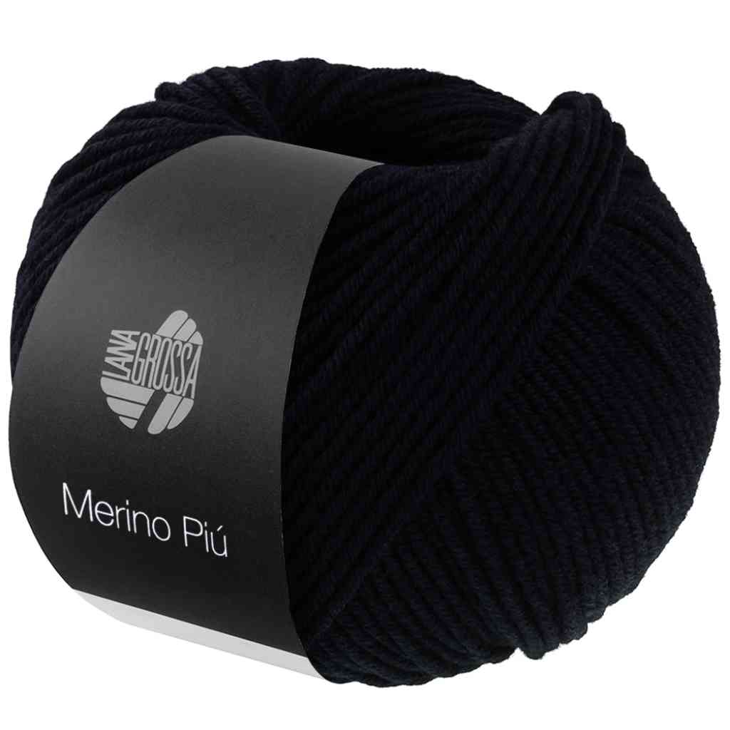Lana Grossa 19 - Schwarz Lana Grossa Merino Piú Lieblingsgarn