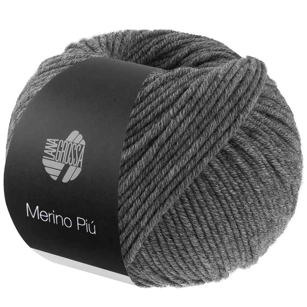 Lana Grossa 26 - Dunkelgrau Lana Grossa Merino Piú Lieblingsgarn