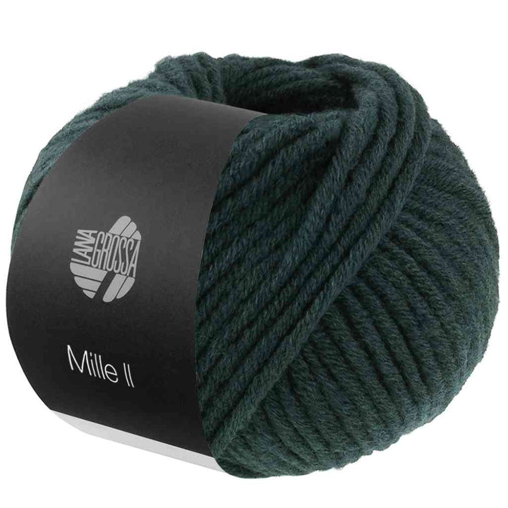 Lana Grossa 179 - Schwarzgrün Lana Grossa Mille II 50g Lieblingsgarn