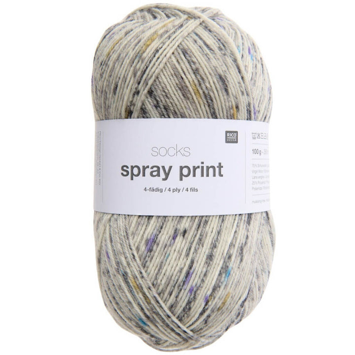 Rico Design Socks Spray Print