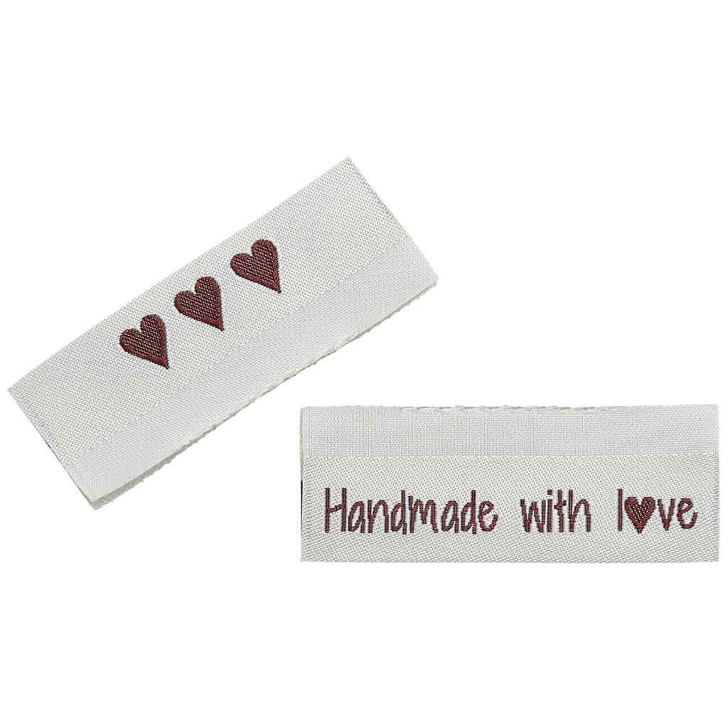 Go Handmade Go Handmade Gewebte Label 50x11,5mm Lieblingsgarn