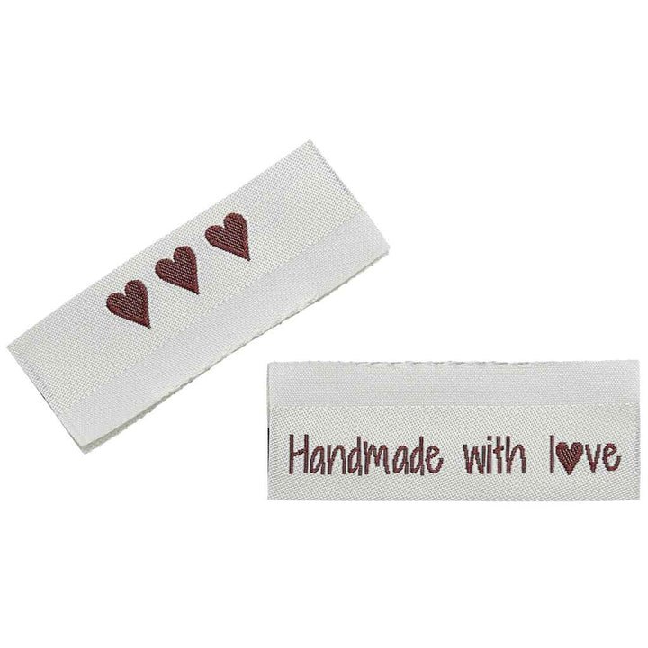 Go Handmade Go Handmade Gewebte Label 50x11,5mm Lieblingsgarn