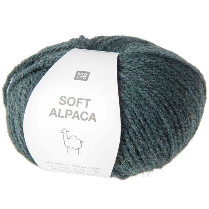 Rico Design 025 - petrol Rico Design Soft Alpaca Lieblingsgarn
