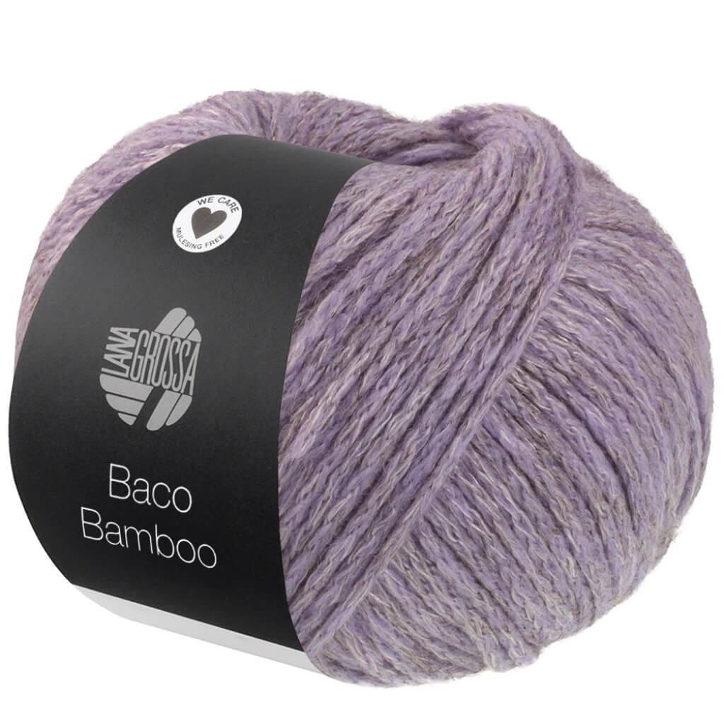 Lana Grossa 2 - Graulila Lana Grossa Baco Bamboo Lieblingsgarn