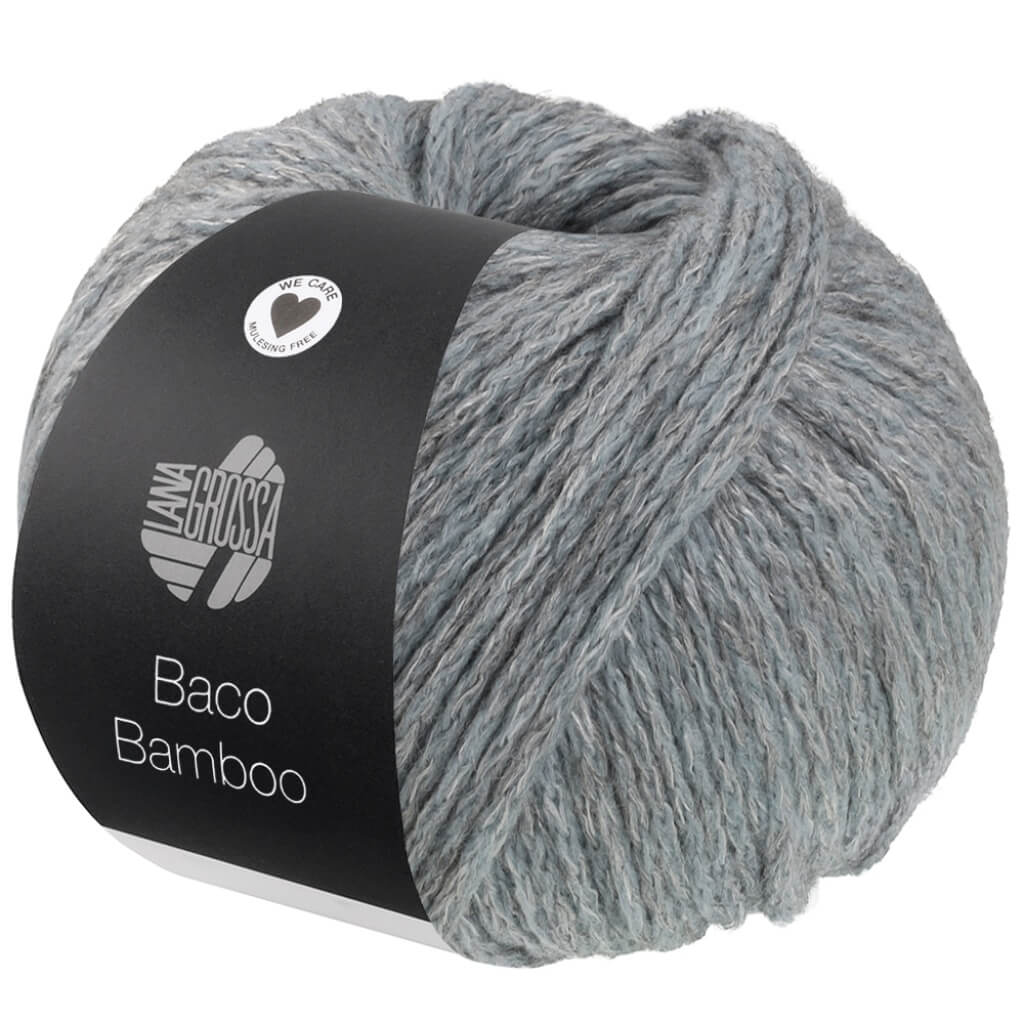Lana Grossa 4 - Blaugrau Lana Grossa Baco Bamboo Lieblingsgarn
