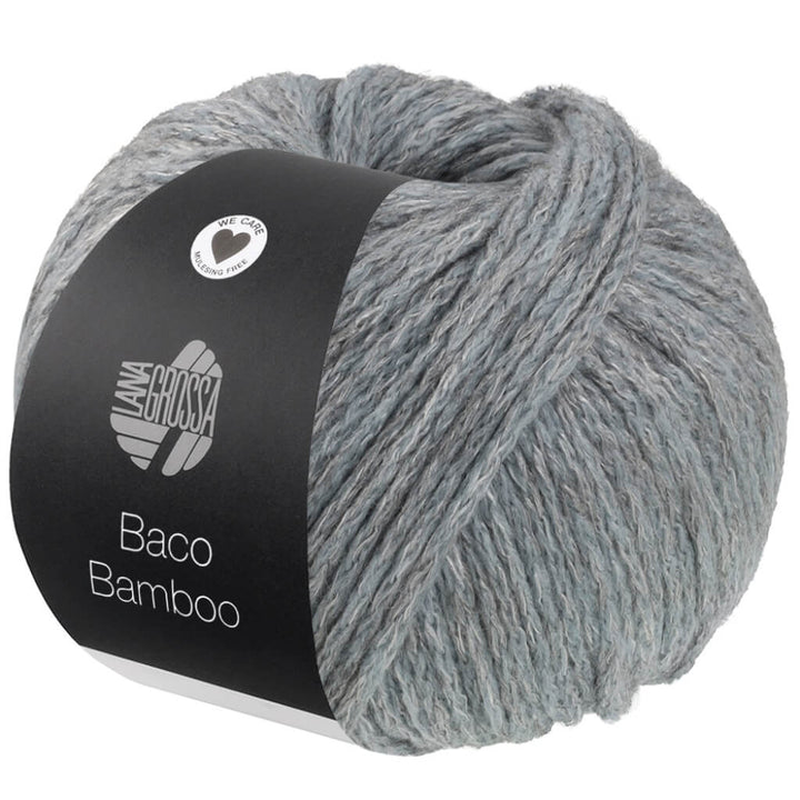 Lana Grossa 4 - Blaugrau Lana Grossa Baco Bamboo Lieblingsgarn