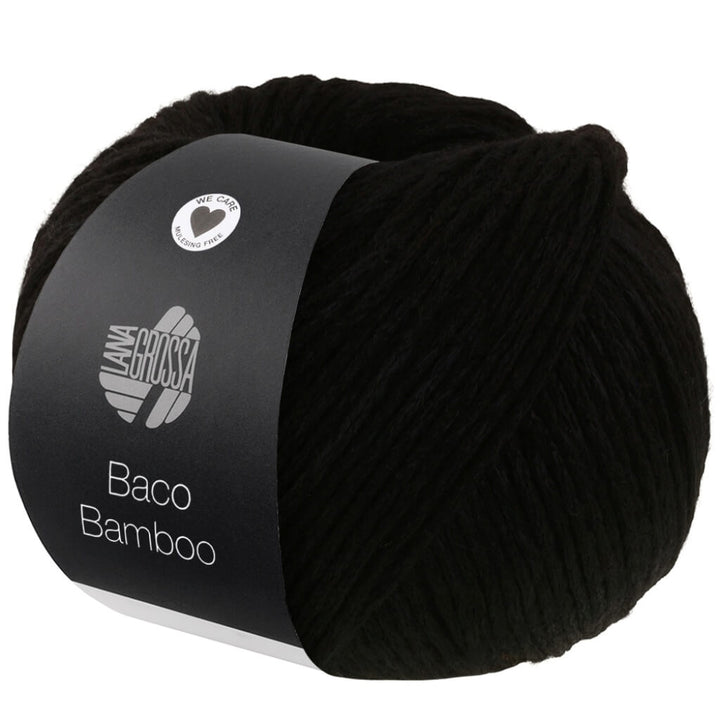 Lana Grossa 18 - Schwarz Lana Grossa Baco Bamboo Lieblingsgarn