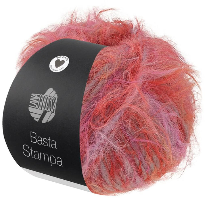 Lana Grossa 206 - Gelb/Orange/Rosa/Pink/Weiß/Hellgrau Lana Grossa Basta Stampa Lieblingsgarn