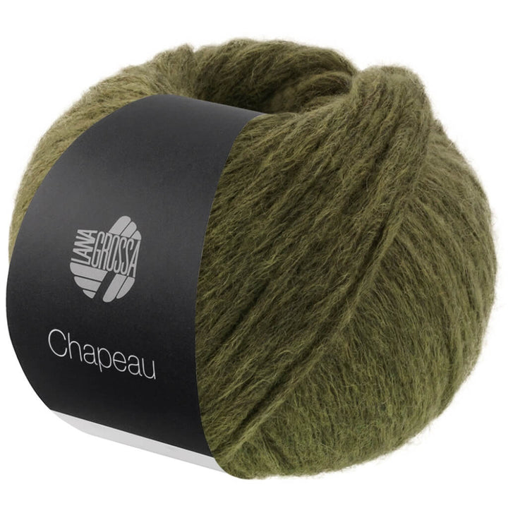 Lana Grossa 4 - Dunkeloliv Lana Grossa Chapeau Lieblingsgarn