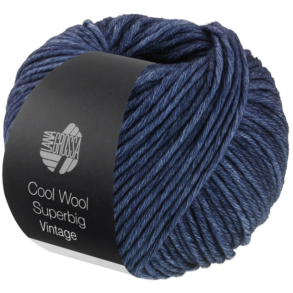 Lana Grossa 7266 - Dunkelblau Lana Grossa Cool Wool Superbig Vintage Lieblingsgarn
