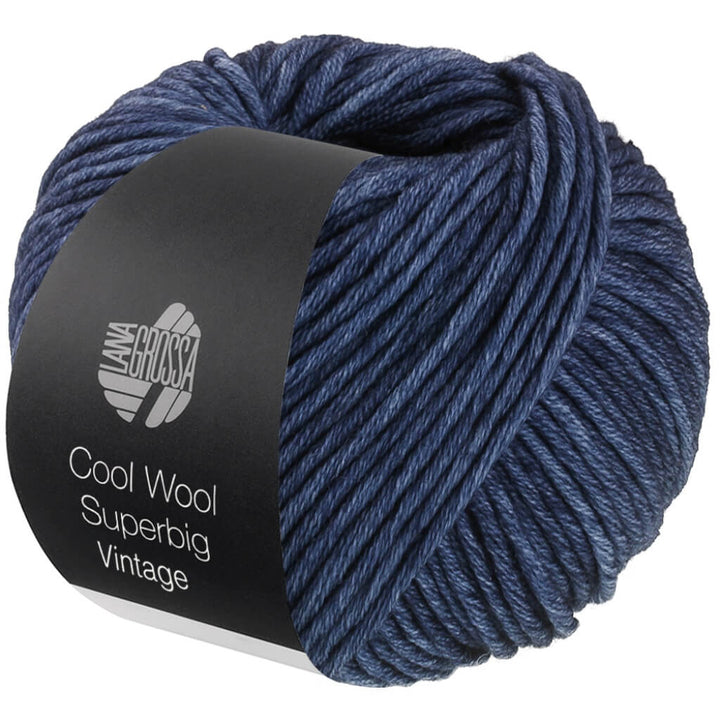 Lana Grossa 7266 - Dunkelblau Lana Grossa Cool Wool Superbig Vintage Lieblingsgarn