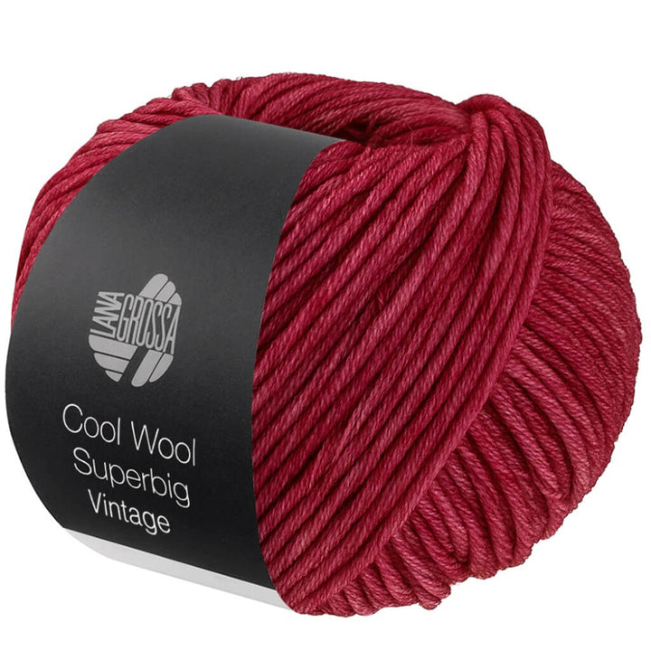 Lana Grossa 7277 - Indischrot Lana Grossa Cool Wool Superbig Vintage Lieblingsgarn