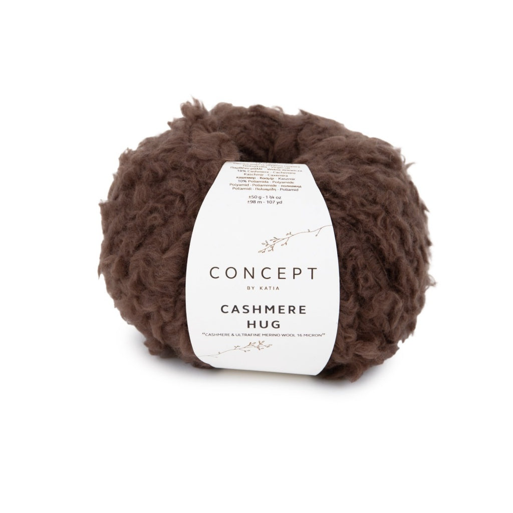 Katia 063 - Schokoladen-braun Katia Cashmere Hug Wolle Lieblingsgarn