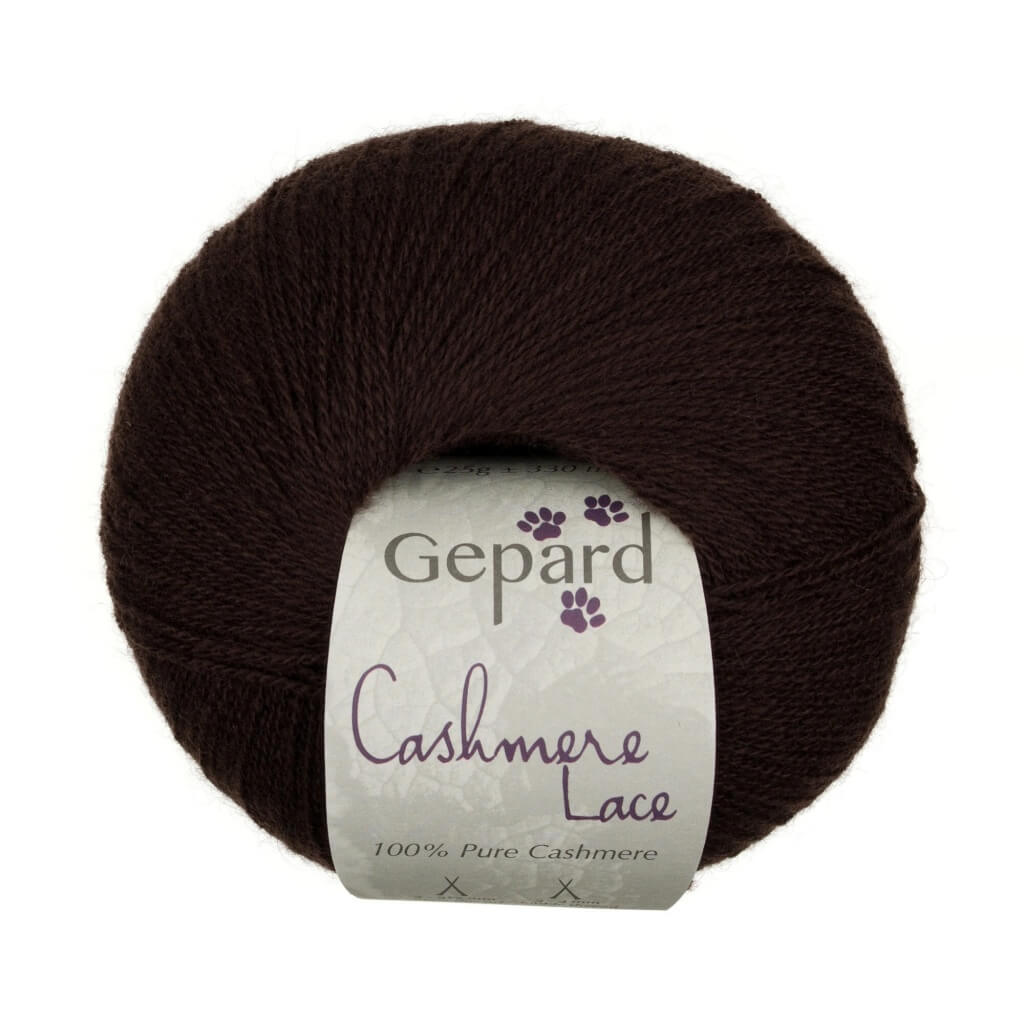 Gepard 192 B - Black Espresso Gepard Cashmere Lace Lieblingsgarn