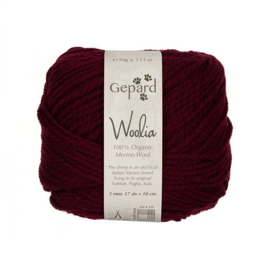 Gepard 472 – Bordeaux Gepard Woolia Lieblingsgarn
